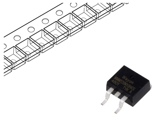 Transistor: N-MOSFET; unipolair; TO263 Transistor: N-MOSFET; unipolair; TO263